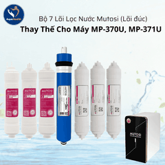 Bộ 7 Lõi Lọc Nước Mutosi (Lõi đúc) Thay Thế Cho Máy MP-370U, MP-371U