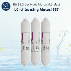 Bộ 7 Lõi Lọc Nước Mutosi (Lõi đúc) Thay Thế Cho Máy MP-370U, MP-371U