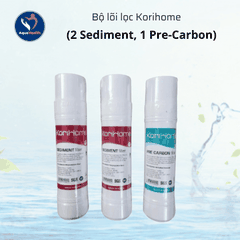 Bộ Lõi Lọc KoriHome (Bộ lõi lọc thô, Lõi RO, Bộ lõi chức năng)