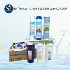 Bộ Tiền Lọc 10 inch 3 Cấp Đài Loan KC-Flow