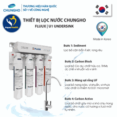 Máy Lọc Nước ChungHo FLUUX U1 - Công Nghệ Lọc UF