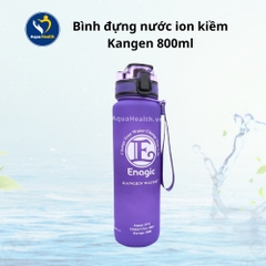 Bình Đựng Nước ion Kiềm Kangen 800ml màu tím nhám