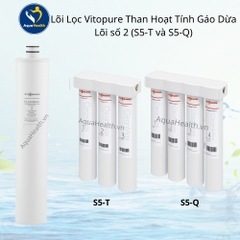 Lõi số 2 Vitopure S5 - Than hoạt tính gáo dừa S5-T/Q
