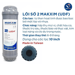 Bộ lõi lọc 123 Đài Loan Makxim 10 inch