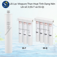 Lõi số 3 Vitopure S5 - Than hoạt tính dạng nén S5-T/Q