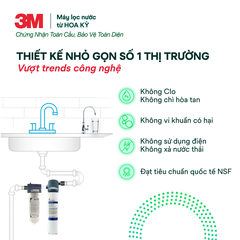 Combo Máy Lọc Nước 3M BREW120-MS Kèm Lọc Thô Cao Cấp Chính Hãng