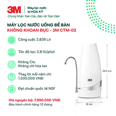 Máy Lọc Nước Uống Để Bàn 3M CTM-02
