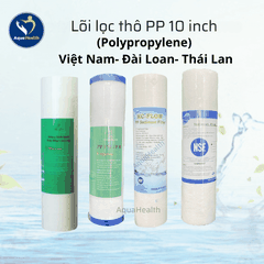 Lõi lọc thô PP 10 inch (Polypropylene) - Thái Lan, Đài Loan, Việt Nam
