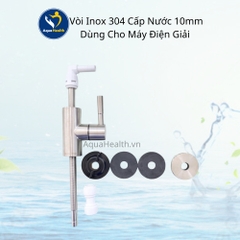 Vòi Inox cấp nước 10mm dùng cho máy điện giải ion kiềm