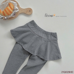BEEMO_QUẦN VÁY LEGGING BÉ GÁI COTTON CO GIÃN PHONG CÁCH