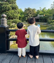 BEEMO  - SET ÁO DÀI THIÊN LONG ĐẲNG CẤP CHO BÉ TRAI