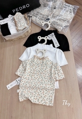SET 3 ÁO ZIP HOA NHÍ – ĐẸP MÊ LY, MỀM MẠI CHUẨN HÀN
