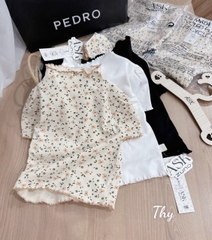 SET 3 ÁO ZIP HOA NHÍ – ĐẸP MÊ LY, MỀM MẠI CHUẨN HÀN