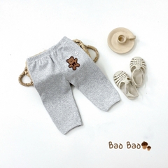 QUẦN LEN GÂN THÊU HÌNH CHO BÉ