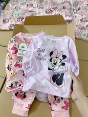 SET 2 BỘ MICKEY DÀI TAY CHO BÉ GÁI