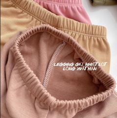 SET 4 QUẦN LEGGING LÓT LÔNG BÉ GÁI