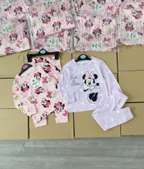 SET 2 BỘ MICKEY DÀI TAY CHO BÉ GÁI