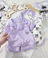 SET 2 BỘ PIJAMA MẶC NHÀ SIÊU XINH – HỌA TIẾT KURUMI CỰC YÊU