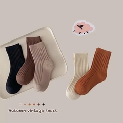 SET 5 ĐÔI TẤT TRƠN CỔ CAO CHO BÉ YÊU