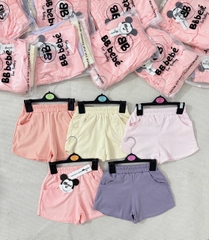 SET 5 QUẦN ĐÙI COTTON BÉ GÁI – MỀM MẠI, THOÁNG MÁT, MIX ĐỒ SIÊU XINH