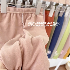 SET 4 QUẦN LEGGING LÓT LÔNG BÉ GÁI