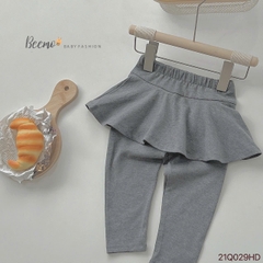 BEEMO_QUẦN VÁY LEGGING BÉ GÁI COTTON CO GIÃN PHONG CÁCH
