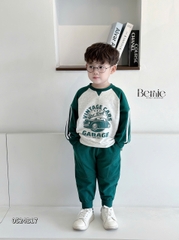 BERNIE_BỘ DÀI TAY VINTAGE CARS CHO BÉ TRAI