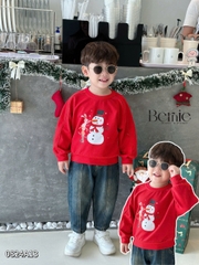 BERNIE_ÁO NOEL ĐỎ 4 HỌA TIẾT NOEL DỄ THƯƠNG CHO BÉ TRAI GÁI