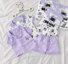 SET 2 BỘ PIJAMA MẶC NHÀ SIÊU XINH – HỌA TIẾT KURUMI CỰC YÊU