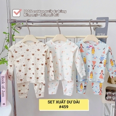 Lynhkids _SET 3 BỘ XUẤT DƯ DÀI TAY BÉ GÁI SIÊU XINH
