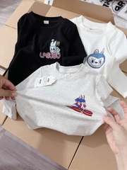 COMBO 3 ÁO ZIP DÀY DẶN LOẠI 1 IN HÌNH LABUBU DÀI TAY BÉ TRAI BÉ GÁI