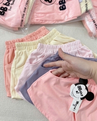 SET 5 QUẦN ĐÙI COTTON BÉ GÁI – MỀM MẠI, THOÁNG MÁT, MIX ĐỒ SIÊU XINH