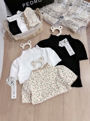 SET 3 ÁO ZIP HOA NHÍ – ĐẸP MÊ LY, MỀM MẠI CHUẨN HÀN