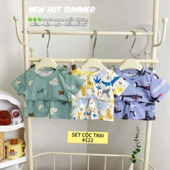 LYNHKIDS_SET 3 BỘ CỘC TAY XUẤT DƯ BÉ TRAI – Mẫu mới nhất 2025