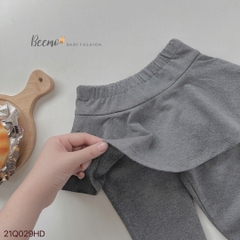 BEEMO_QUẦN VÁY LEGGING BÉ GÁI COTTON CO GIÃN PHONG CÁCH