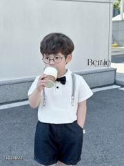 BERNIE – SET CÔNG TỬ ÁO POLO QUẦN DA CÁ CHO BÉ TRAI