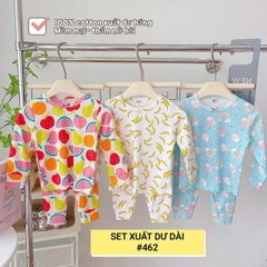 Lynhkids _SET 3 BỘ XUẤT DƯ DÀI TAY BÉ GÁI SIÊU XINH