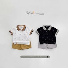 BEEMO 4030SHB – SET POLO CỘC TAY IN TRÀN Ô TÔ