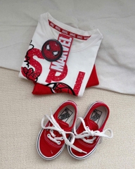 BỘ NGƯỜI NHỆN CỘC TAY SPIDEY QUẦN ĐỎ