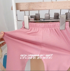 SET 4 QUẦN LEGGING LÓT LÔNG BÉ GÁI