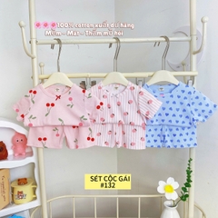 LYNHKIDS_SET 3 BỘ COTTON CỘC XUẤT DƯ BÉ GÁI HÃNG LYNH – MẪU MỚI NHẤT 2025