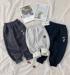 SET 3 QUẦN NỈ BÉ TRAI SIÊU DÀY SIÊU ẤM HÌNH GẤU DỄ THƯƠNG