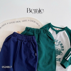 BERNIE_BỘ DÀI TAY VINTAGE CARS CHO BÉ TRAI