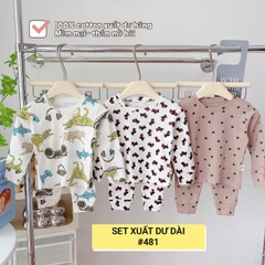 Lynhkids_SET 3 BỘ DÀI TAY XUẤT DƯ BÉ TRAI