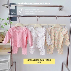 Lynhkids_COMBO 3 BỘ PHỐI REN ĐIỆU ĐÀ CHO BÉ GÁI