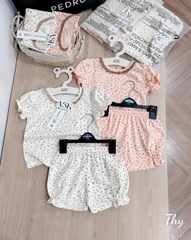 SET 2 BỘ CỘC TAY CỔ NƠ CHO BÉ