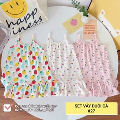 LYNHKIDS_VÁY 2 DÂY ĐUÔI CÁ LYNH CỰC XINH CHO BÉ GÁI