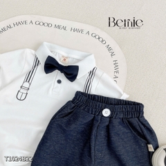 BERNIE – SET CÔNG TỬ ÁO POLO QUẦN DA CÁ CHO BÉ TRAI