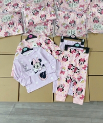 SET 2 BỘ MICKEY DÀI TAY CHO BÉ GÁI
