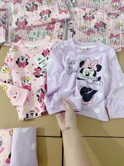 SET 2 BỘ MICKEY DÀI TAY CHO BÉ GÁI